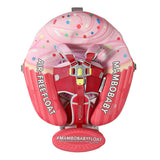Chaleco de natación inflable para bebé Mambobaby™ con techo UV rosa y arnés ajustable