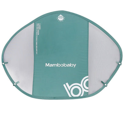 Toldo parasol verde Mambobaby™ – capota UV desmontable UPF 50+