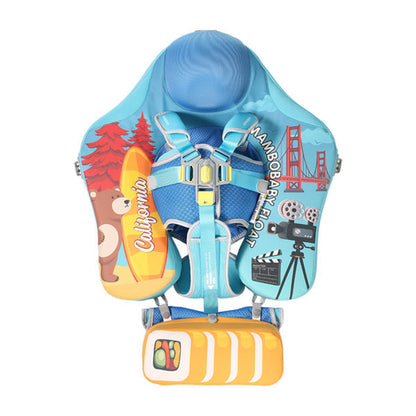Ayuda de natación inflable para bebé Mambobaby™, con arnés y techo UV
