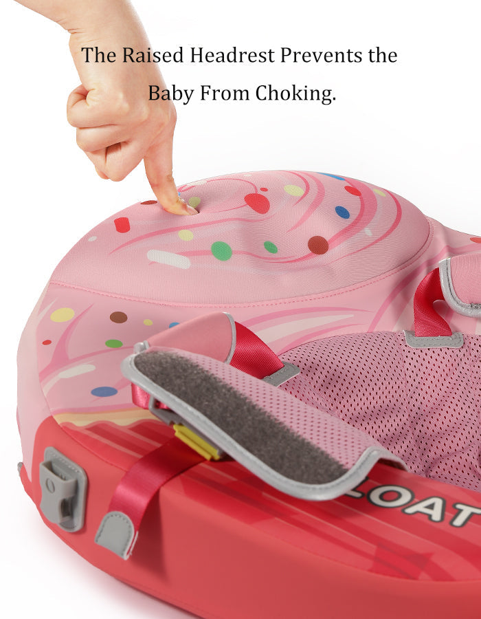Flotador Mambobaby™ con soporte elevado para la cabeza y cubierta acolchada