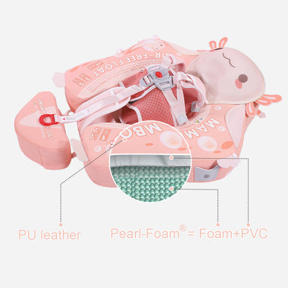 Flotador bebé sin aire Mambobaby™ Salamandra – Ayuda de natación para bebé sin aire: capas PU y espuma Pearl-Foam/Foam+PVC