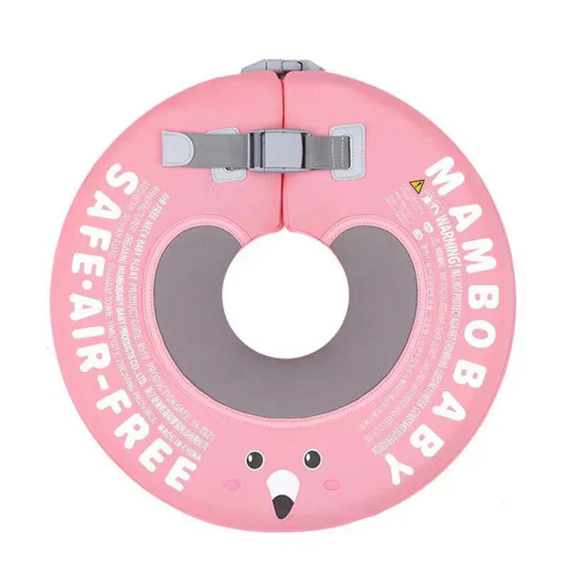 Flotador para el cuello Mambobaby™ Spa rosa sin aire, con cierre ajustable